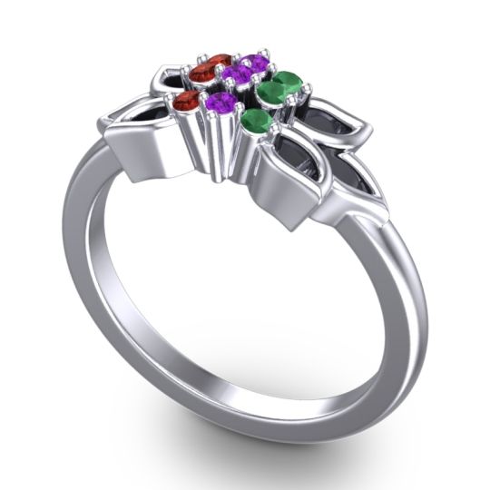 Floral Pave Prasuat Ring