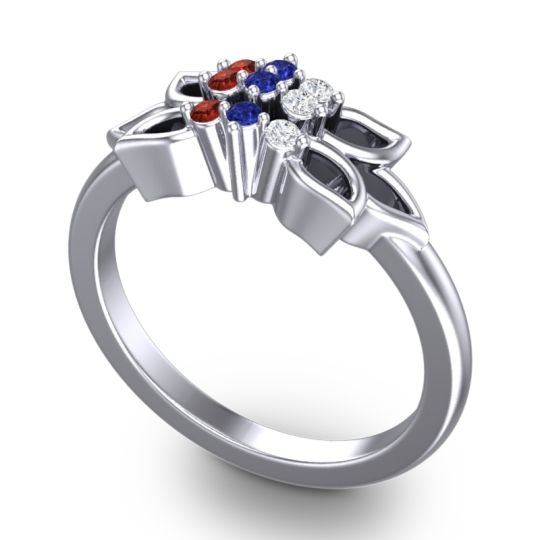 Floral Pave Prasuat Ring