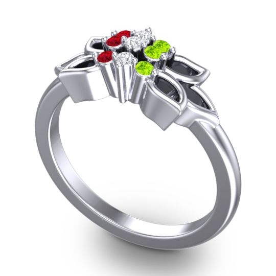 Floral Pave Prasuat Ring