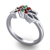 Floral Pave Prasuat Ring