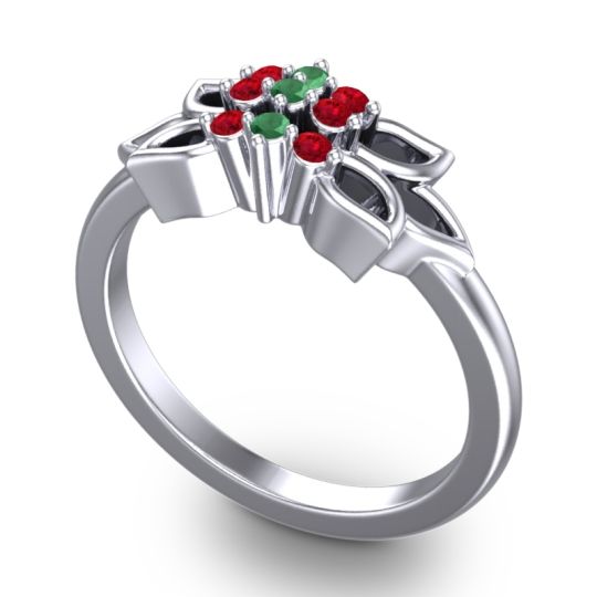 Floral Pave Prasuat Ring