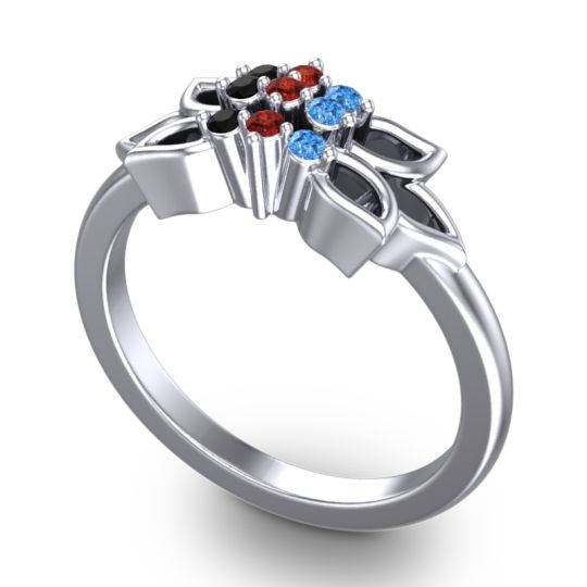 Floral Pave Prasuat Ring