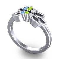 Floral Pave Prasuat Ring