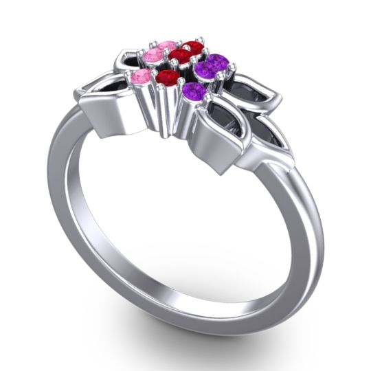 Floral Pave Prasuat Ring