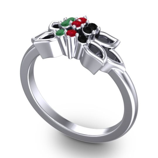 Floral Pave Prasuat Ring