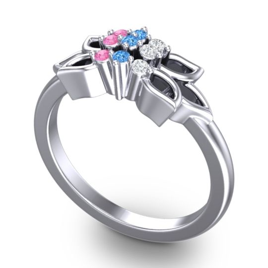 Floral Pave Prasuat Ring