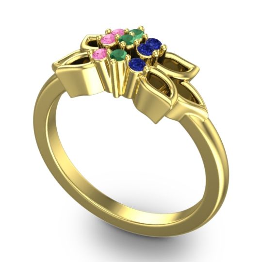 Floral Pave Prasuat Ring