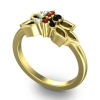 Floral Pave Prasuat Ring