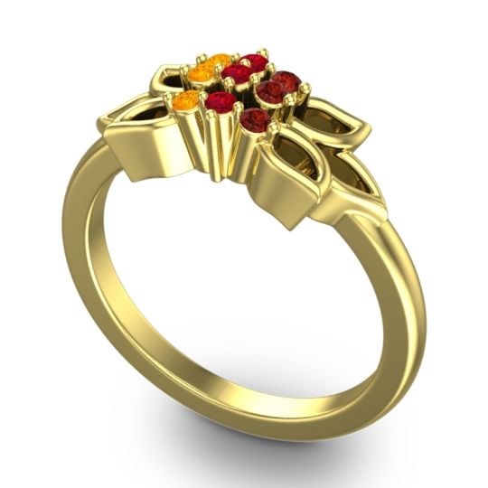 Floral Pave Prasuat Ring