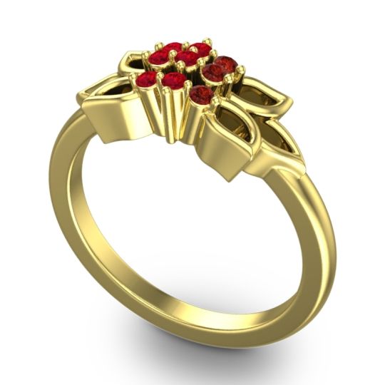 Floral Pave Prasuat Ring