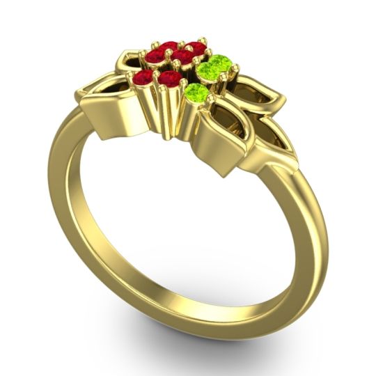 Floral Pave Prasuat Ring