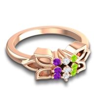 Floral Pave Prasuat Ring