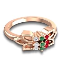 Floral Pave Prasuat Ring