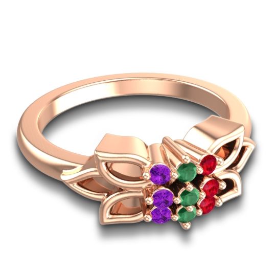 Floral Pave Prasuat Ring