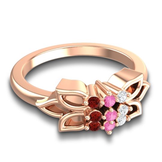 Floral Pave Prasuat Ring