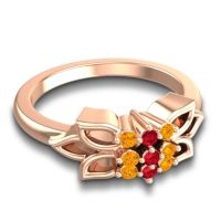 Floral Pave Prasuat Ring