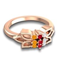 Floral Pave Prasuat Ring