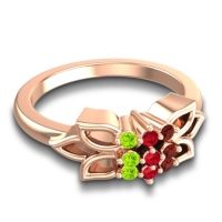 Floral Pave Prasuat Ring