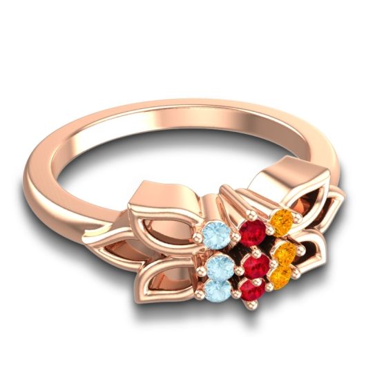 Floral Pave Prasuat Ring