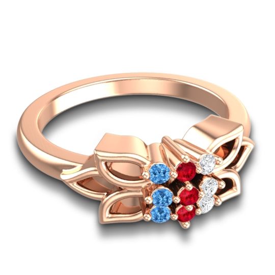 Floral Pave Prasuat Ring