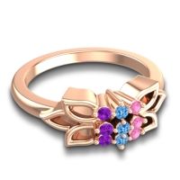 Floral Pave Prasuat Ring