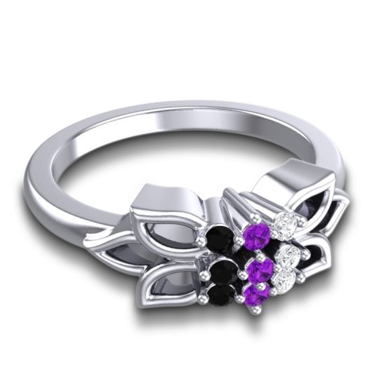 Floral Pave Prasuat Ring