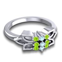 Floral Pave Prasuat Ring