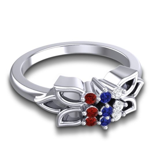 Floral Pave Prasuat Ring