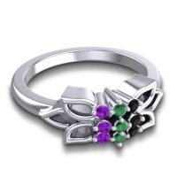 Floral Pave Prasuat Ring