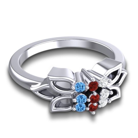 Floral Pave Prasuat Ring