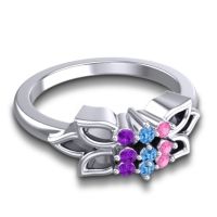 Floral Pave Prasuat Ring