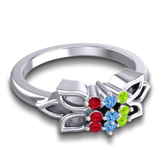 Floral Pave Prasuat Ring