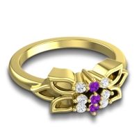 Floral Pave Prasuat Ring