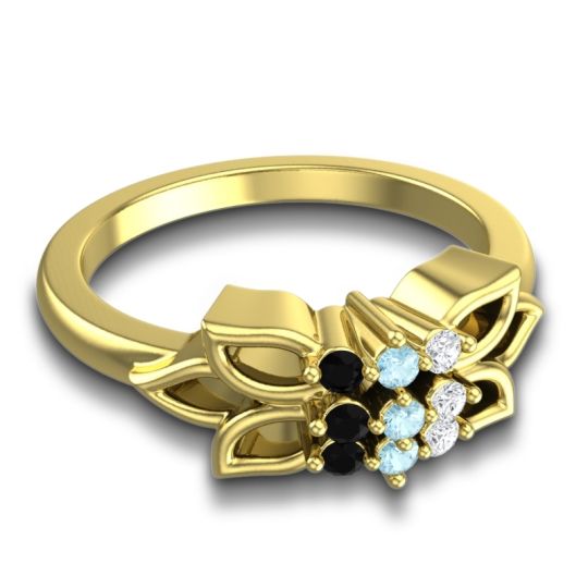 Floral Pave Prasuat Ring