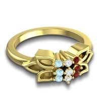 Floral Pave Prasuat Ring