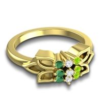 Floral Pave Prasuat Ring