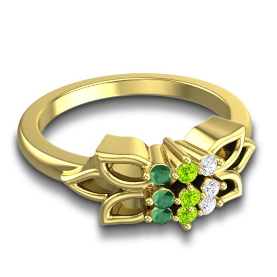 Floral Pave Prasuat Ring