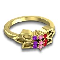 Floral Pave Prasuat Ring