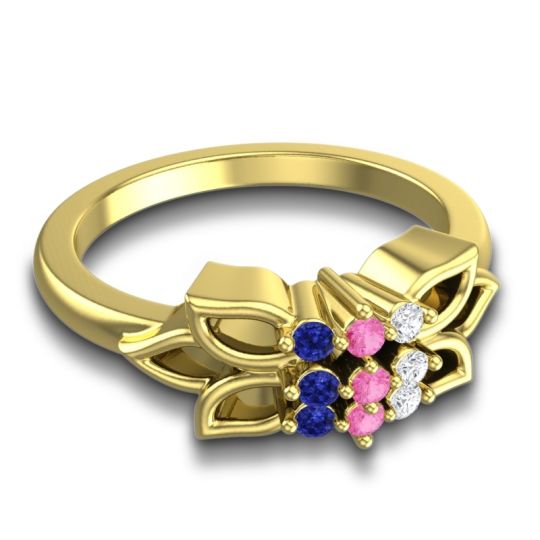 Floral Pave Prasuat Ring