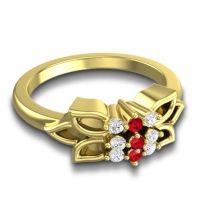 Floral Pave Prasuat Ring