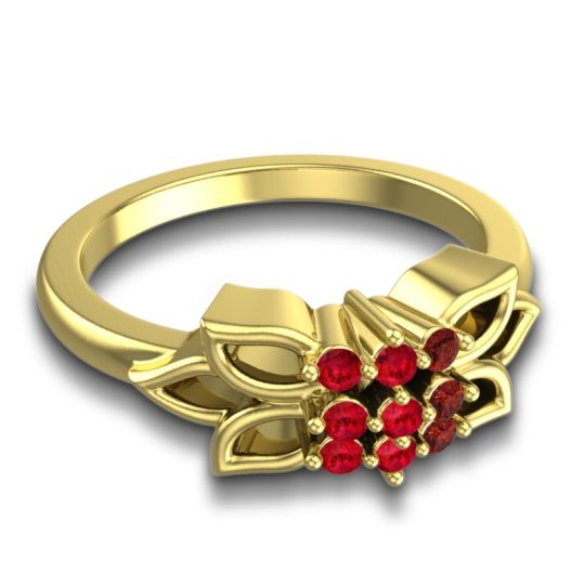 Floral Pave Prasuat Ring