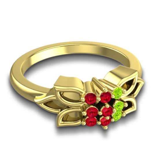 Floral Pave Prasuat Ring