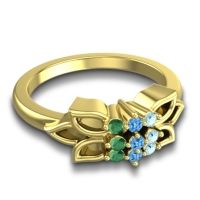 Floral Pave Prasuat Ring
