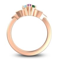 Floral Pave Prasuat Ring