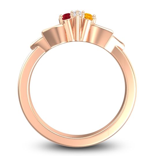 Floral Pave Prasuat Ring