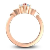 Floral Pave Prasuat Ring