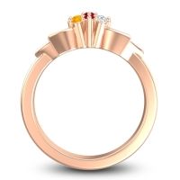 Floral Pave Prasuat Ring