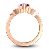 Floral Pave Prasuat Ring