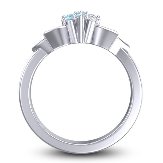 Floral Pave Prasuat Ring