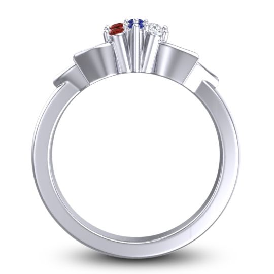 Floral Pave Prasuat Ring